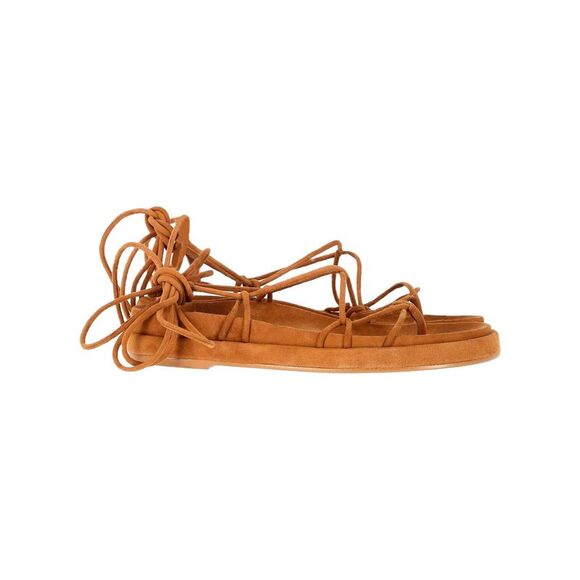porte & paire suede sandals
